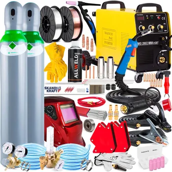 Svářečka INVERTOROVÁ SVÁŘEČKA MAGNUM MIG 200/2 MMA IGBT ALU MĚKKÉ PÁJENÍ