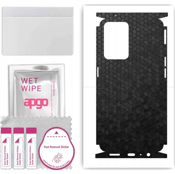 Pouzdro na mobilní telefon Fólie na zadní stranu a boky pro OnePlus Nord CE 2 - Medová Plástev Černá