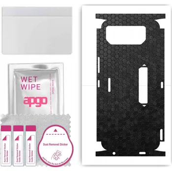 Pouzdro na mobilní telefon Fólie na zadní stranu+BOKY pro Asus ROG Phone 6 - Medová Plástev Černá