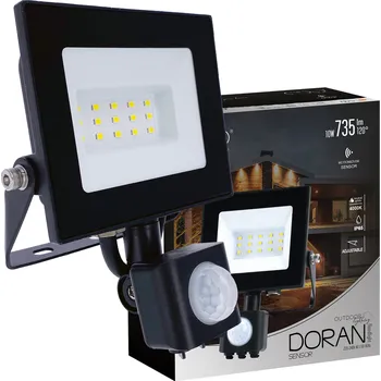LED reflektor s pohybovým senzorem DORAN 10W 4000K 735lm IP65 EDO