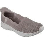 Slip-on baleríny Seager Believe It Skechers hnědošedá 39