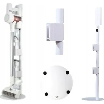 STOJAN PRO VYSAVAČ DYSON V6 V7 V8 V10 V11 V12 V15 KULATÝ STYLOVÝ bílý