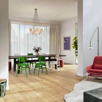 dřevěná podlaha Dřevěná podlaha dýhová PARKY DELUXE+ Sand Oak Rustic Light