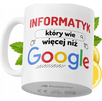 Hrnek Polidraw Hrnek Polidraw pro informatika na dárek keramika 330 ml