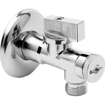 Instalatérský materiál ARCO rohový ventil A-80 1/2"x1/2" s filtrem, anticalc, chrom 02400MAC