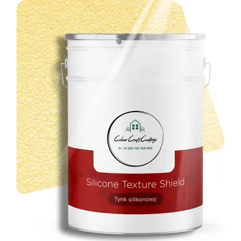 Omítka SILIKONOVÁ OMÍTKA FASÁDNÍ ZRNITOST 1.0MM STRUKTURA "BARÁNEK" CITRON 25KG F615