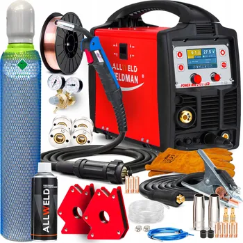 Svářečka INVERTOROVÁ SVÁŘEČKA WELDMAN POWER MIG 210 LCD MMA TIG 200A 3V1 4R