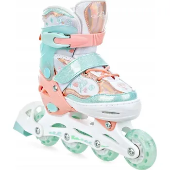 Kolečkové brusle Raven Isla ORANGE/MINT EU 34-37 + DÁREK