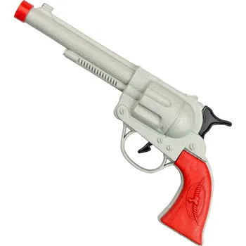 Karnevalový doplněk Pistole Western šedá
