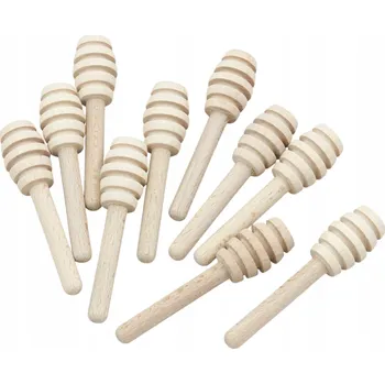 Příbor Dřevěná lžička na med 50 kusů naběračka G10 cm