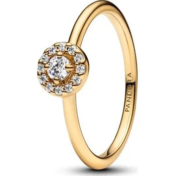 Prsten Prsten PANDORA Kulatá aureola s&nbsp;pavé 58 163554C01-58