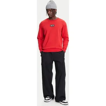 Dámská mikina Kappa Mikina Authentic Nymphe 321Y1MW Červená Comfort Fit XXL