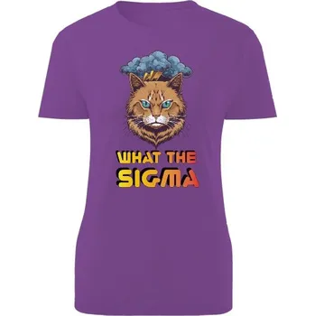 Dámské tričko Tričko s potiskem What The Sigma dámské