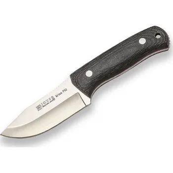 lovecký nůž Nůž Joker Erizo TS2 CM142-F Black Canvas Micarta, Böhler N695 + křesadlo