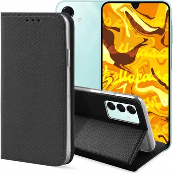 Pouzdro na mobilní telefon Flipové pouzdro Hello Case pro Samsung Galaxy A16, černé