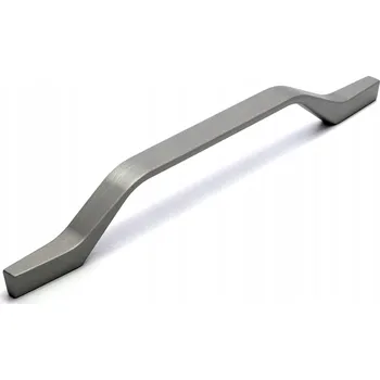 Nábytkové kování Nábytková úchytka klasická kartáčovaná šedá 21,8 x 1,5 x 2,9 cm