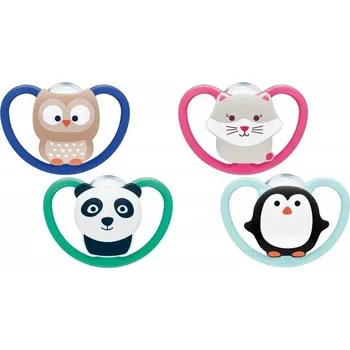 dudlíky Nuk Dudlík silikonový Space 6-18m, 2ks