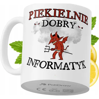 Hrnek Polidraw Hrnek Polidraw pro informatika na dárek keramika 330 ml