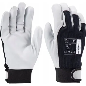 Pracovní rukavice Rukavice Magros Pracovní Rukavice Ochranné Rukavice BOZP se suchým zipem, velikost 11 - XXL, 1 pár