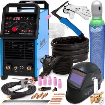 Svářečka INVERTOROVÁ SVAŘEČKA SHERMAN DIGI TIG PULSE AC DC 200GD MMA 200A