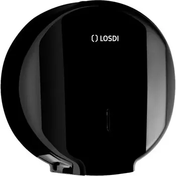 Losdi zásobník na toaletní papír 280 mm černý plast ABS