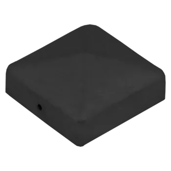 Tesařské kování DOMAX DK 70 Stříška čtvercová pro sloup 70mm černá