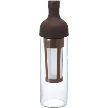 Káva Hario Konvice na Cold Brew Coffee - Filter-in Bottle, hnědá, 650 ml