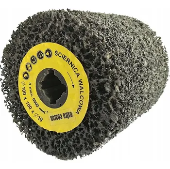 Brusný kotouč Válcový brusný kotouč z tvrdé netkané textilie 100x100x19mm