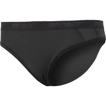 Dámské spodní prádlo Kalhotky dámské SENSOR MERINO DOUBLE FACE černé Velikost: XL