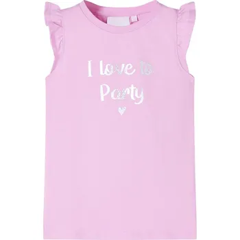 Chlapecké tričko Dětské tričko s volánkovým rukávem lila 92