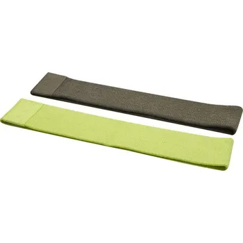 2dílná sada posilovacích gum Grip - Limetková / Lesní zelená