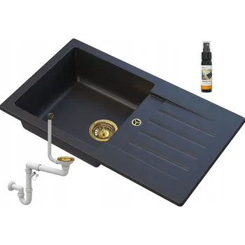 Granitový dřez Jednokomorový dřez Granitan TRIX ZŁOTY granitový