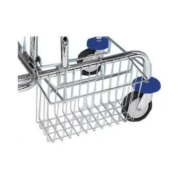 Úklidový vozík Nerezový košík k úklidovému vozíku s bočním úchytem pro úklidový vozík JEPY