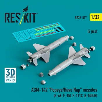 Plastikový model Reskit 1/32 AGM-142 'Popeye/Have Nap' missiles (2 pcs.)