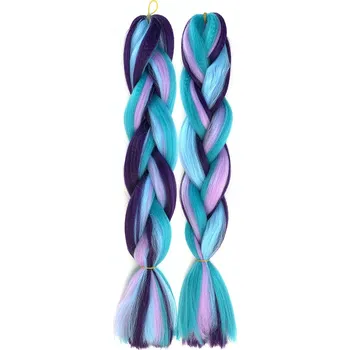 Kanekalon - barevné copy - modře fialová MD1