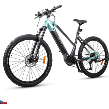 Elektrokolo inSPORTline Dámské horské elektrokolo ISL Asuki 630 Wh 27,5" - model 2025 Aqua Blue - 16" (155-170 cm)