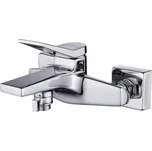 CERSANIT - Vanová baterie CROMO jednopáková, nástěnná, s pevným výtokovým ramínkem, s přepínačem, CHROM S951-011