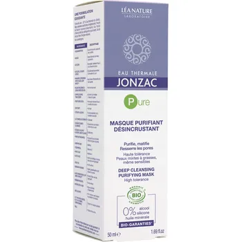 Pleťová maska JONZAC PURE Exfoliační maska pro aknózní pleť BIO 50 ml