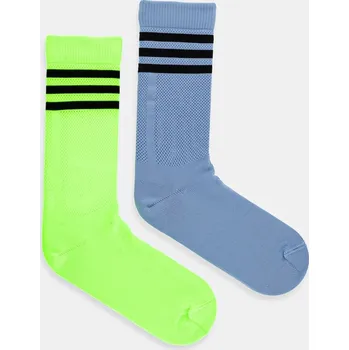 Pánské ponožky Ponožky adidas Originals 3-Stripes 2-pack modrá barva, JX5200 95X, vel. 40/42
