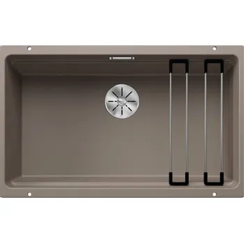Granitový dřez Jednokomorový granitový dřez Blanco ETAGON, hnědý