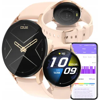 Chytré Hodinky Colmi i28 1,43'' AMOLED Bluetooth 5.3 IP68 Zlaté