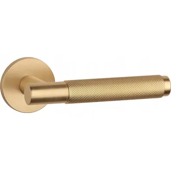 Dveřní kování Klika rozeta Molinia Slim 7 mm zlatá matná APRILE