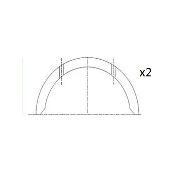 Kliková hřídel Distanční kotouč, kliková hřídel FA1 BT3010-STD