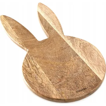 Obraz Velikonoční podnos RABBIT s oušky, malý, 24x42 cm, HOMLA, roztomilý