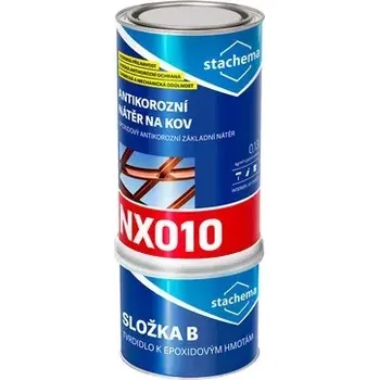 barva na kov NX010 Antikorozní nátěr na kov 0110 (šedá) 5 kg - set (dříve Sinepox S2300)