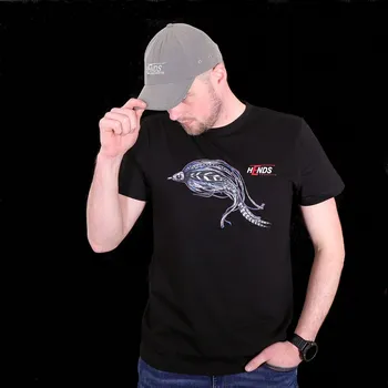 Rybářský prut HENDS PRODUCTS TRIČKO - STREAMER Barva: Black, Velikost: S