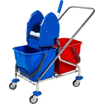 Úklidový vozík vybaveniprouklid.cz Úklidový vozík 2 x 23 l se ždímačem