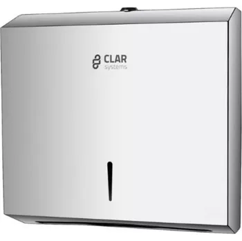 Zásobník na papírové ručníky Clar systems Nerezový zásobník na ZZ ručníky mat