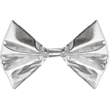 Karnevalový doplněk Party motýlek stříbrný