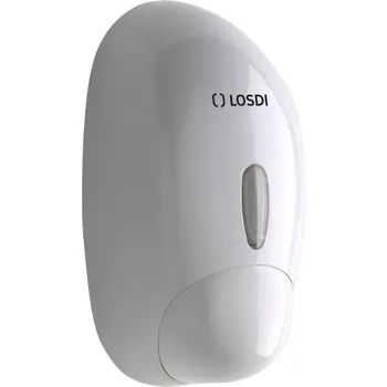 Dávkovač mýdla Losdi dávkovač tekutého mýdla na dolévání ABS plast bílý - 900 ml